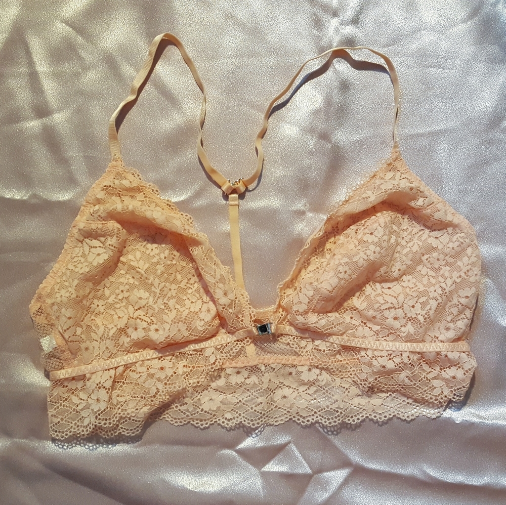 Pastel pink bohiemian bralette